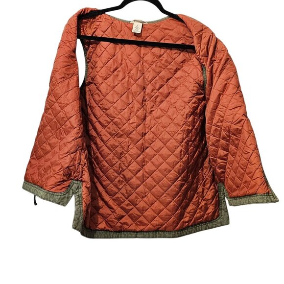 Duluth Trading Co Women's Can-Do Canvas Work Cotton Olive Barn Vest - Picture 5 of 11